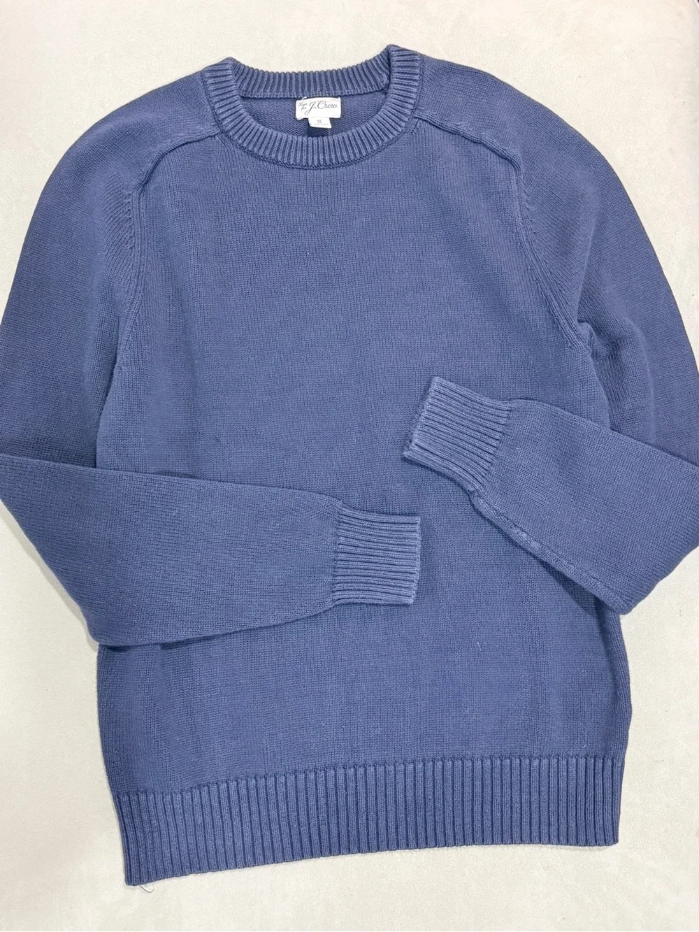 J. Crew Navy Blue Crewneck Sweater Small